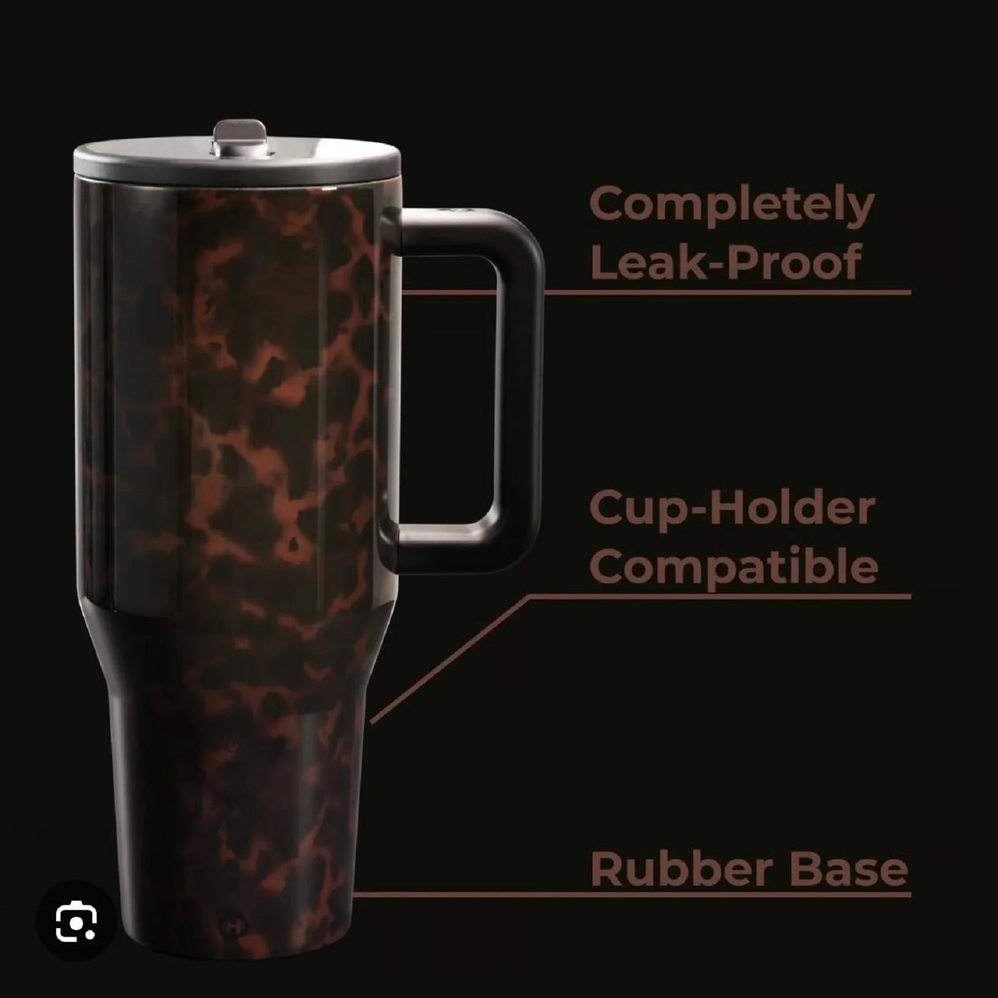 Tortoise Hydrojug 40 Oz Tumbler